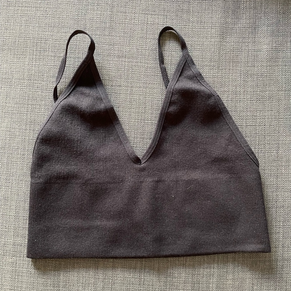 Black bra top size small medium Five O Six Surf Boutique. Brand new